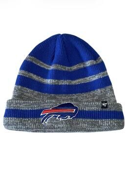 Buffalo Bills NFL '47 Beanie Cuffed Knit Embroidered Team Logo Hat -Football